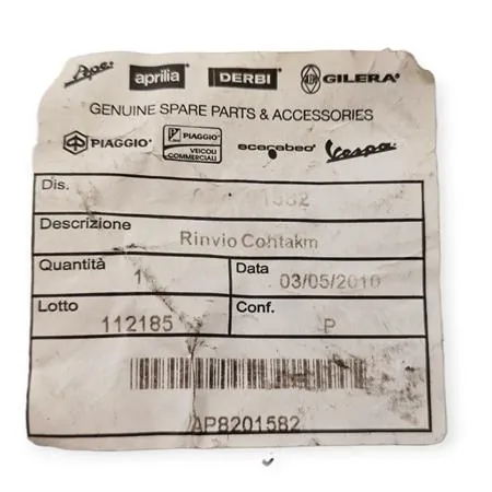AP8201582 Rinvio contachilometri originale Piaggio AP8201582 per Aprilia Gulliver e SR 50cc 1992-1996