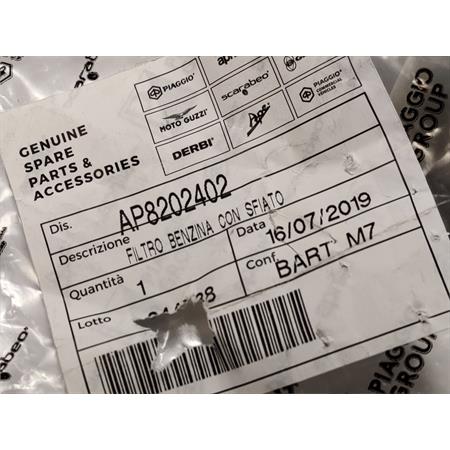 Filtro benzina con sfiato, ricambio AP8202402