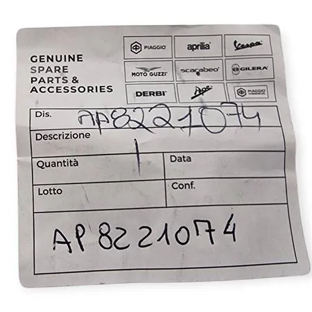 AP8221074 Asta pompa freno posteriore specifico per Aprilia RS 125 1992-2005, Tuono 125 2003-2004, Pegaso 650 1992-1996, RX 50 1991-1994 e Tuareg Rally 50 1990-1992