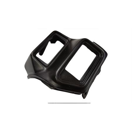 Supporto pulsantiera sinistra in plastica di colore nero originale per scooter Aprilia Sr 50 www, Stealth, Replica, Racing, D-tech prodotti dal 1997 al 2004 e Sr street 50 prodotti dal 2003 al 2012 , ricambio AP8238749