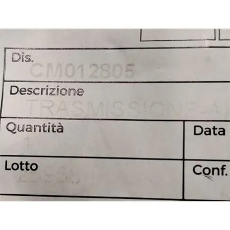 Trasmissione apertura sella, ricambio CM012805