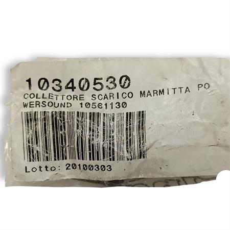 Collettore scarico marmitta powersound 1 (Pinasco), ricambio 10340530