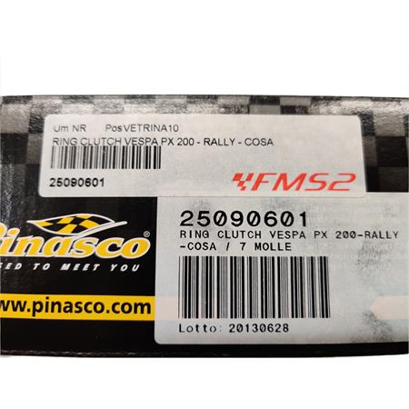 Campana frizione Ring clutch per Vespa PX 200, Vespa Rally, Vespa Cosa (Pinasco), ricambio 25090601