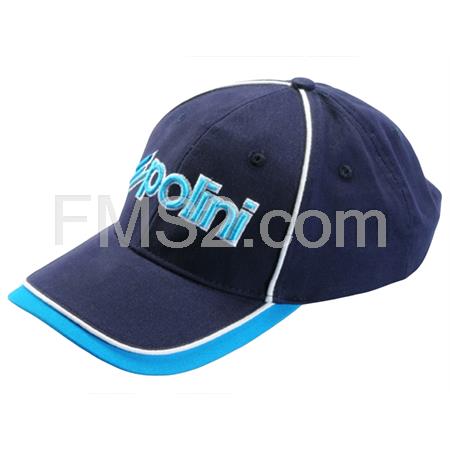 Cappellino Polini evo azzurro e blu taglia unica, ricambio 0982605