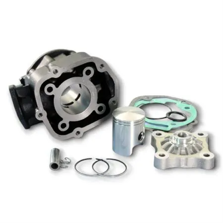 Gruppo termico motore Polini per enduro, motard e stradali con motore Derbi Aprilia D50B0 con diametro 39,88 mm e cilindrata 50cc raffreddati a liquido, ricambio 1090018