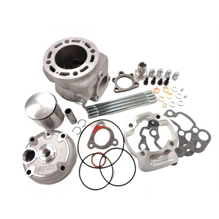 Motore gruppo termico Polini Big Evolution diametro 52 mm e corsa 44 mm con cilindrata 93,4 cc per motori Minarelli AM6 e da montare assieme all'albero motore 2100069, ricambio 1331012