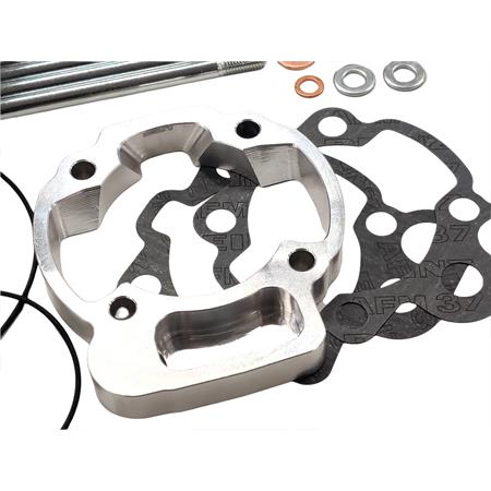 Motore gruppo termico Polini Big Evolution diametro 52 mm e corsa 44 mm con cilindrata 93,4 cc per motori Minarelli AM6 e da montare assieme all'albero motore 2100069, ricambio 1331012