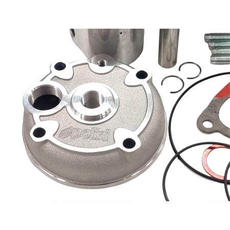 Motore gruppo termico Polini Big Evolution diametro 52 mm e corsa 44 mm con cilindrata 93,4 cc per motori Minarelli AM6 e da montare assieme all'albero motore 2100069, ricambio 1331012