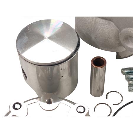 Motore gruppo termico Polini Big Evolution diametro 52 mm e corsa 44 mm con cilindrata 93,4 cc per motori Minarelli AM6 e da montare assieme all'albero motore 2100069, ricambio 1331012