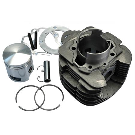 Motore gruppo termico Polini senza testa per Ape P602 e TM 703 diametro 69 mm e  spinotto con diametro 18 mm, ricambio 1400092