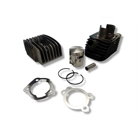 Gruppo termico motore Polini Racing 65 cc diametro 43 mm spinotto 12 mm in ghisa con testa a candela centrale per ciclomotori Piaggio SI,Bravo, SuperBravo, Boss, ricambio 1400133R