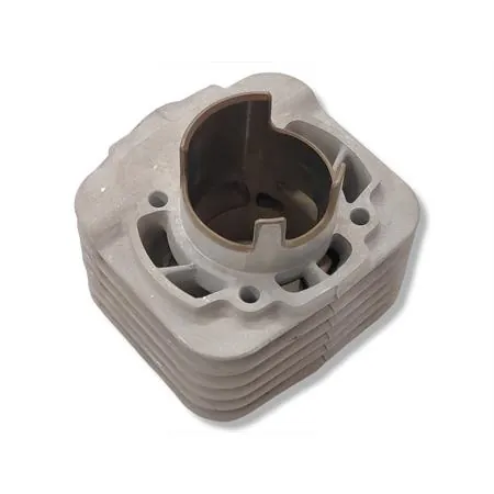 140.0214 Gruppo termico motore Polini Evolution per scooter Piaggio raffreddati ad aria con diametro 47,6 mm mono fascia e  scarico con fori booster