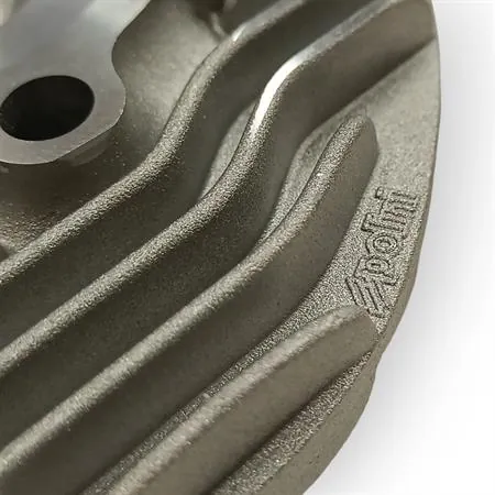 Gruppo termico motore Polini per Piaggio Vespa PX200E in ghisa con diametro 68,5 mm  completo di testa e pistone bi fascia e guarnizioni, ricambio 1400233