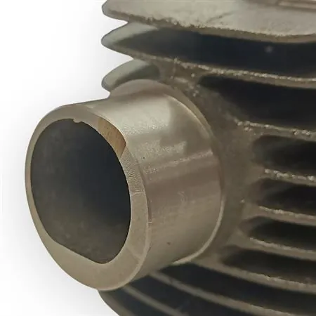 Gruppo termico motore Polini per Piaggio Vespa PX200E in ghisa con diametro 68,5 mm  completo di testa e pistone bi fascia e guarnizioni, ricambio 1400233