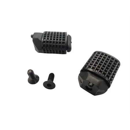 Coppia pedane maggiorate Polini per minimoto steel gp, ricambio 143763005