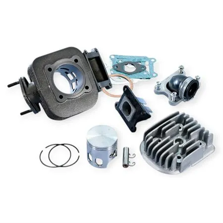 166.0074/12E Kit Gruppo Termico Polini Evolution 70cc Ghisa Ø47mm Spinotto 12mm per Minarelli Verticale Booster - Cod. 166007412E