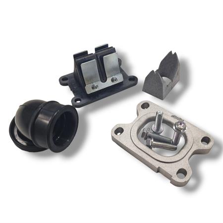 Motore gruppo termico Polini Evolution ghisa 70 cc diametro 47 mm corsa 39,2 bi-fascia spinotto 10 mm per motori Minarelli verticale Mbk Booster Spirit tutte le versioni, ricambio 1660074E