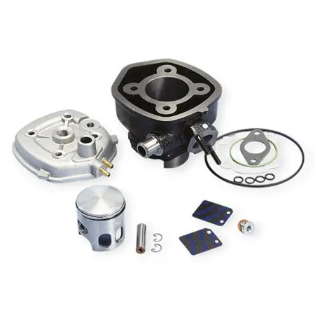 Gruppo termico Polini 70cc Ø47mm bifascia, spinotto 12mm per Minarelli orizzontale liquido Nitro Aerox F12 F15 SR - Cod. 166008312R