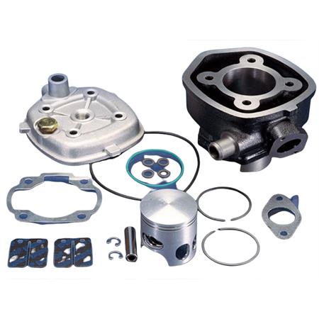 Motore gruppo termico Polini corsa x Minarelli orizzontale diametro 47 mm (cilindrata 70 cc) a liquido, ricambio 1660083R