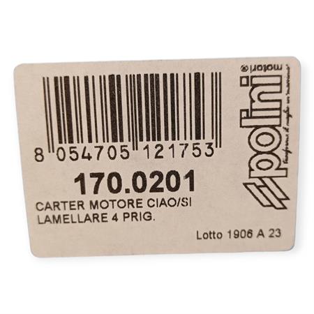 Carter motore lamellare Polini for race con accensione elettronica per ciclomotori Piaggio Ciao, Si, Bravo, SuperBravo, Cba, Grillo, Boss, Boxer, ricambio 1700201