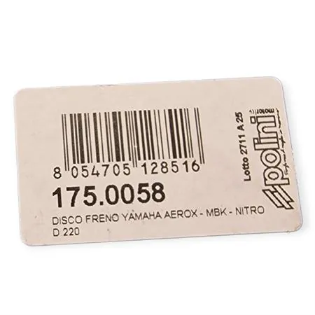 1750058 Disco freno yamaha aerox - mbk - nitro d