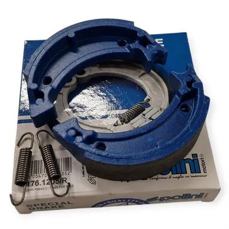 Ceppi ganasce freno posteriori Polini For Race Ø110x25 per MBK Booster, Stunt, Ovetto, Flipper - Racing