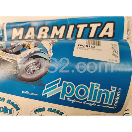 Marmitta Super race Piaggio Gilera (Polini), ricambio 2000252