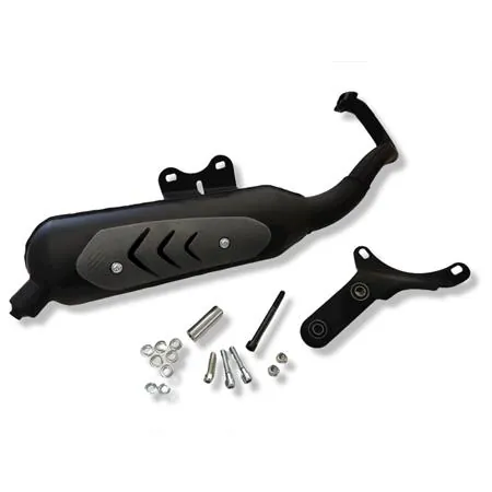 Marmitta polini  tipo originale scooter aprilia con blocco motore piaggio  ricambio 2000313