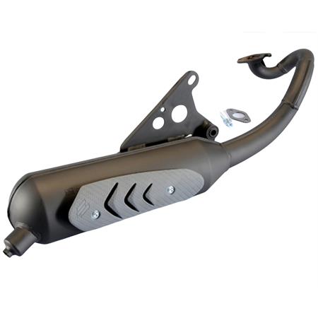 Marmitta Polini modello original omologata per scooter Aprilia SR 50 aria e liquido e  Yamaha Jog 50, ricambio 2000317