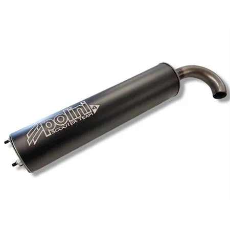 200.0407 Marmitta Polini modello scooter team 4 omologata per scooter Piaggio zip sp 50 e applicabile a tutti gli scooter con motore Piaggio raffreddati ad aria e liquido