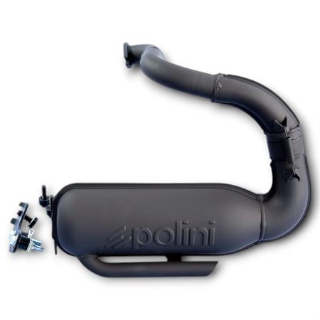 Marmitta Polini original Racing per motori elaborati e specifica per il montaggio sulle Piaggio Vespa 125 primavera et3 130 cc, ricambio 2002034R