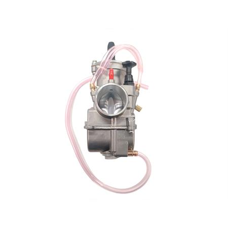 Carburatore Polini modello pwk diametro 34 con valvola piatta e senza power jet, ricambio 2010171