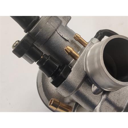 Carburatore Polini cp con diametro 23 e starter aria con pomello a tirare manuale per applicazioni varie, ricambio 2012300