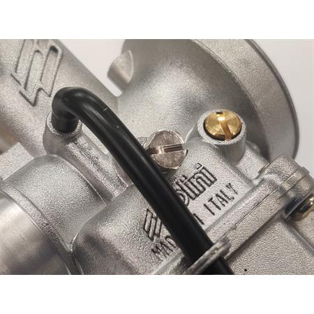 Carburatore Polini cp con diametro 23 e starter aria con pomello a tirare manuale per applicazioni varie, ricambio 2012300