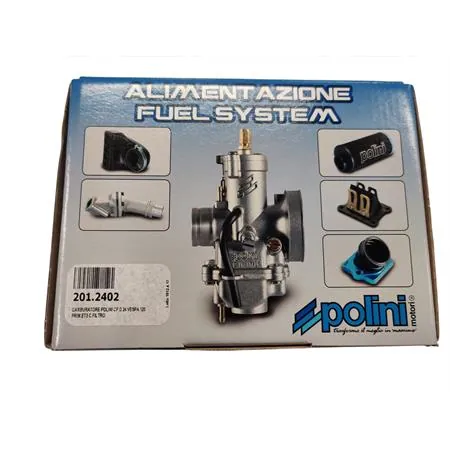 201.2402 Carburatore polini cp diametro 24 completo di filtro aria per Piaggio vespa 125 primavera, 125 et3