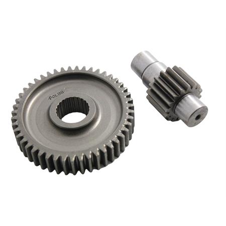 Ingranaggi rap.secondario all.Piaggio sfera z=16-47 diametro 18 (Polini), ricambio 2021324