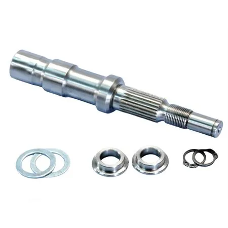 Asse perno ruota posteriore Polini per scooter Piaggio zip sp prodotti dal 2001 in poi per poter montare il telaietto TWD utilizzando il dado originale di chiusura ruota posteriore, ricambio 2021410