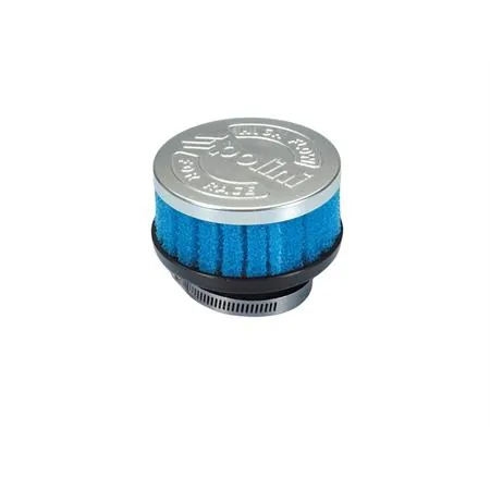 Filtro aria Polini air box versione dritta e corta per utilizzo con carburatori dell'orto PHBL e PHBH con diametro attacco di 39 mm, ricambio 2030040