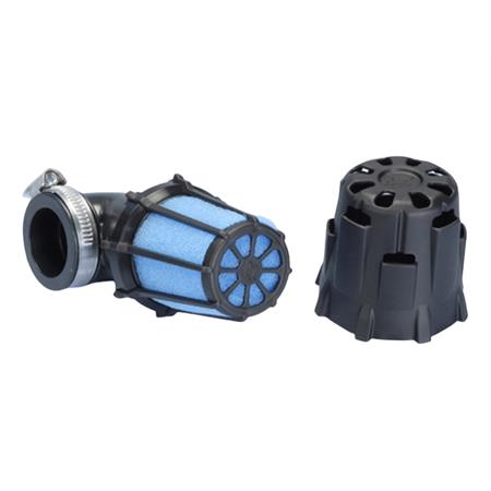 Filtro aria air box Polini Polini in plastica piccolo inclinato 90 gradi, imbocco da 32 mm, ricambio 2030095