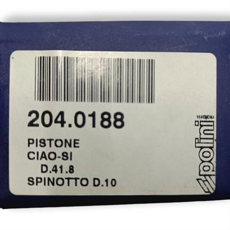 Pistone ciao-si d.41,8 spinot.d.10, ricambio 2040188