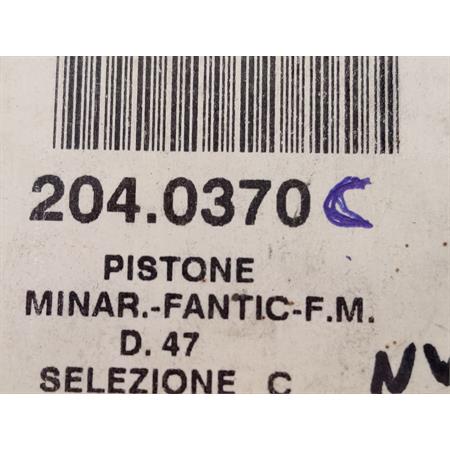 Pistone minar.-fantic-f.morini d.47 sele, ricambio 2040370C