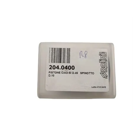 204.0400 Pistone Ciao, Si diametro 46 spinotto diametro 10 mm (Polini)