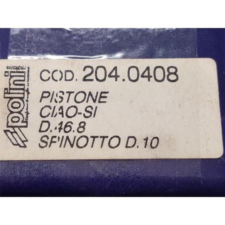 Pistone ciao-si d.46,8 spinotto d.10, ricambio 2040408