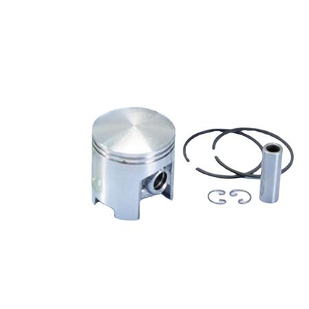 Pistone Polini bifascia con diametro da 50 mm e spinotto da 12mm per Piaggio Vespa 50-PK50-ape 50, ricambio 2040410