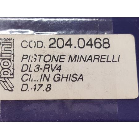 Pistone minar. dl3-rv4(ghisa)d.47,8, ricambio 2040468
