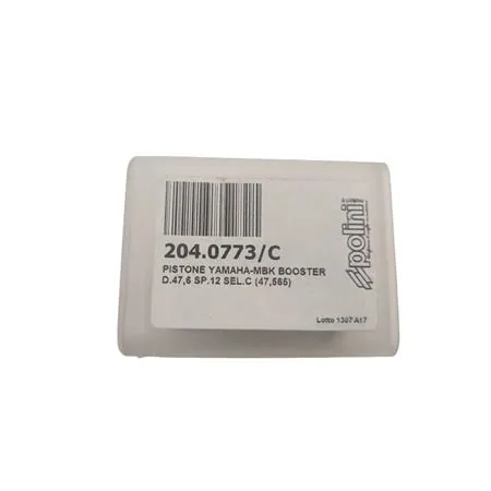 Pistone diametro 47.6 spinotto 12 monofascia per gruppo termico Polini Evolution selezione c, ricambio 2040773C