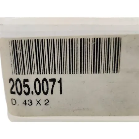 205.0071 Segmento pistone con profilo a L e diametro 43 x 2 mm