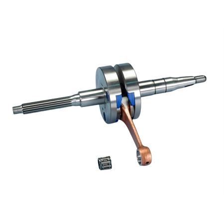 Albero motore a spalle piene spinotto 10 mm con inserti in nylon caricato. per Minarelli verticale, ricambio 2100008