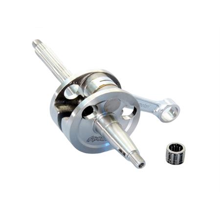 Albero motore Polini For Race spinotto 12 mm per scooter con motore Piaggio e Gilera, ricambio 2100047