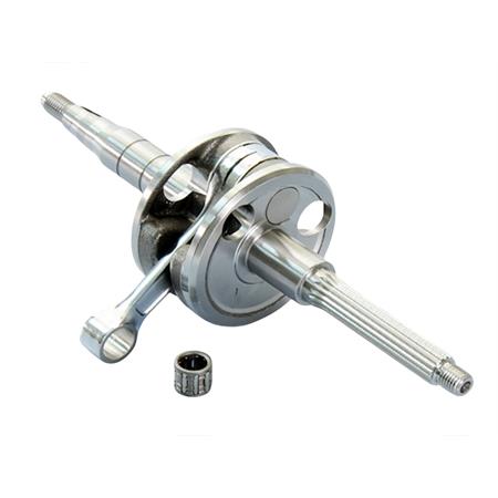 Albero motore Polini For Race spinotto 10 mm per scooter con motore minarelli verticale e raffreddamento ad aria, ricambio 2100049
